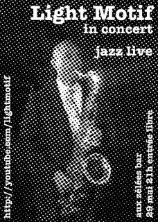 flyer for Light Motif concert on 29 May, 2008